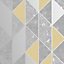 Superfresco Milan Yellow Smooth Wallpaper Sample