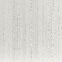 Superfresco White Cable Textured Wallpaper