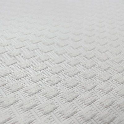 Superfresco White Weave Wallpaper