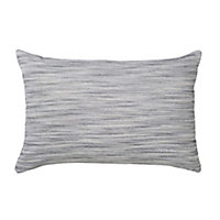 Surate Grey Patterned Indoor Cushion (L)40cm x (W)60cm