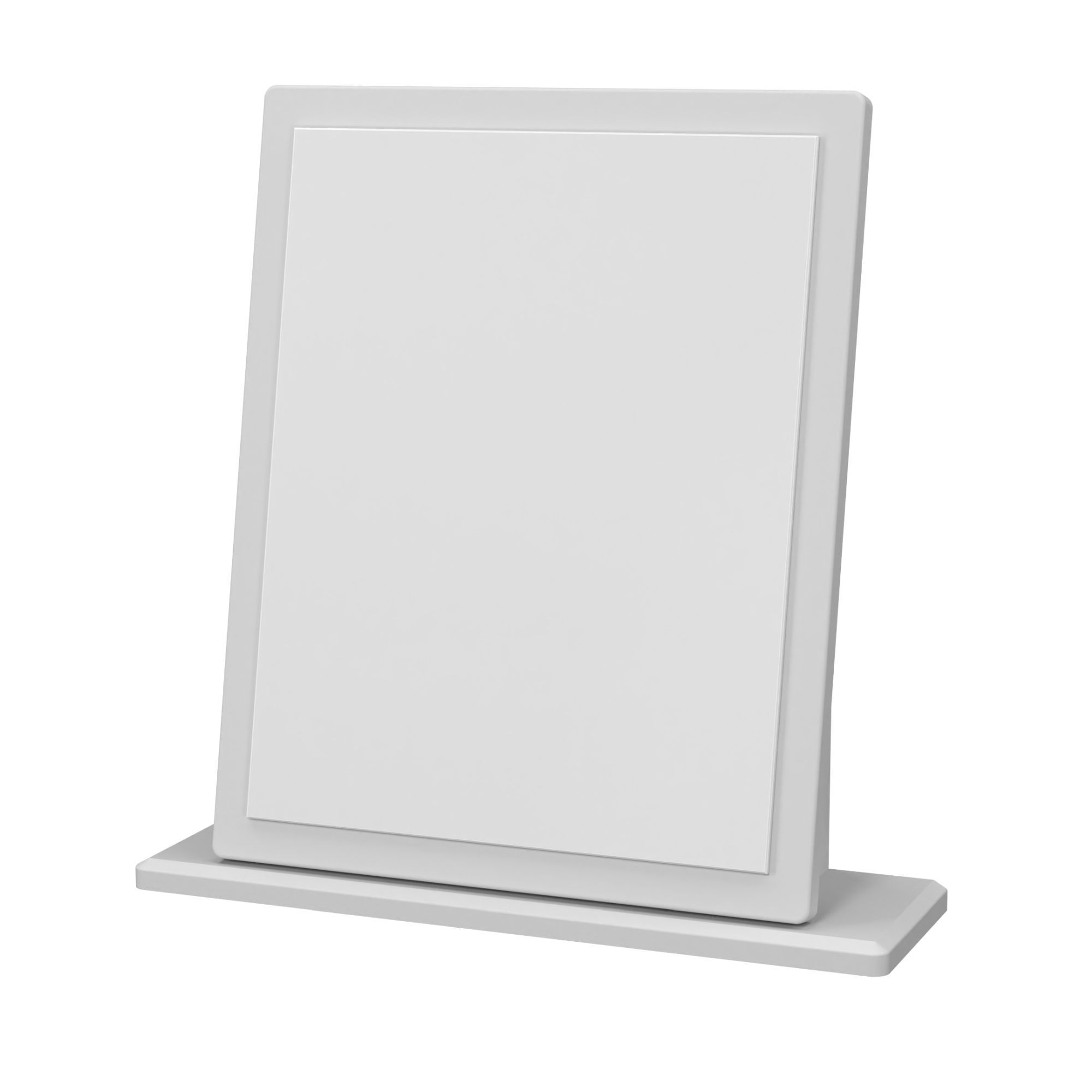 Sussex Grey Rectangular Freestanding Framed mirror, (H)50cm (W)47.8cm