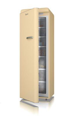 Swan SR11040CN Freestanding Freezer - Gloss cream