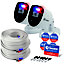 Swann 4K DVR Bullet Wired Indoor & outdoor Swivel & tilt Security camera, Pack of 2 in White