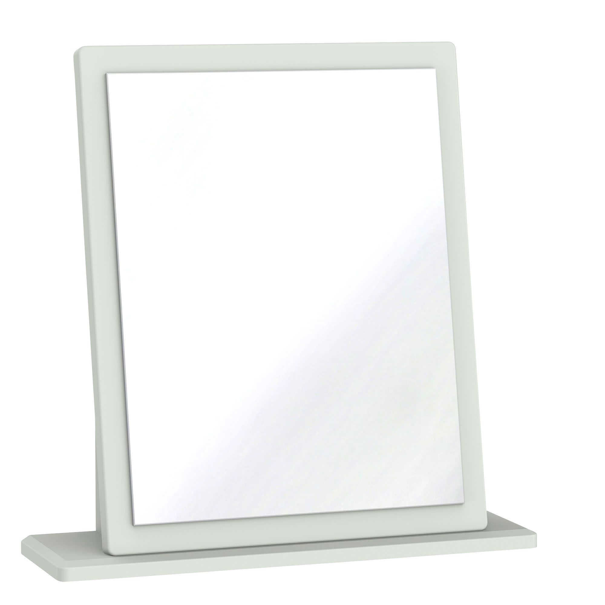 Swift Lugano Grey Rectangular Framed Mirror, (H)51cm (W)48cm | DIY at B&Q