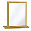 Swift Montana Oak effect Rectangular Framed Mirror (H)51cm (W)48cm