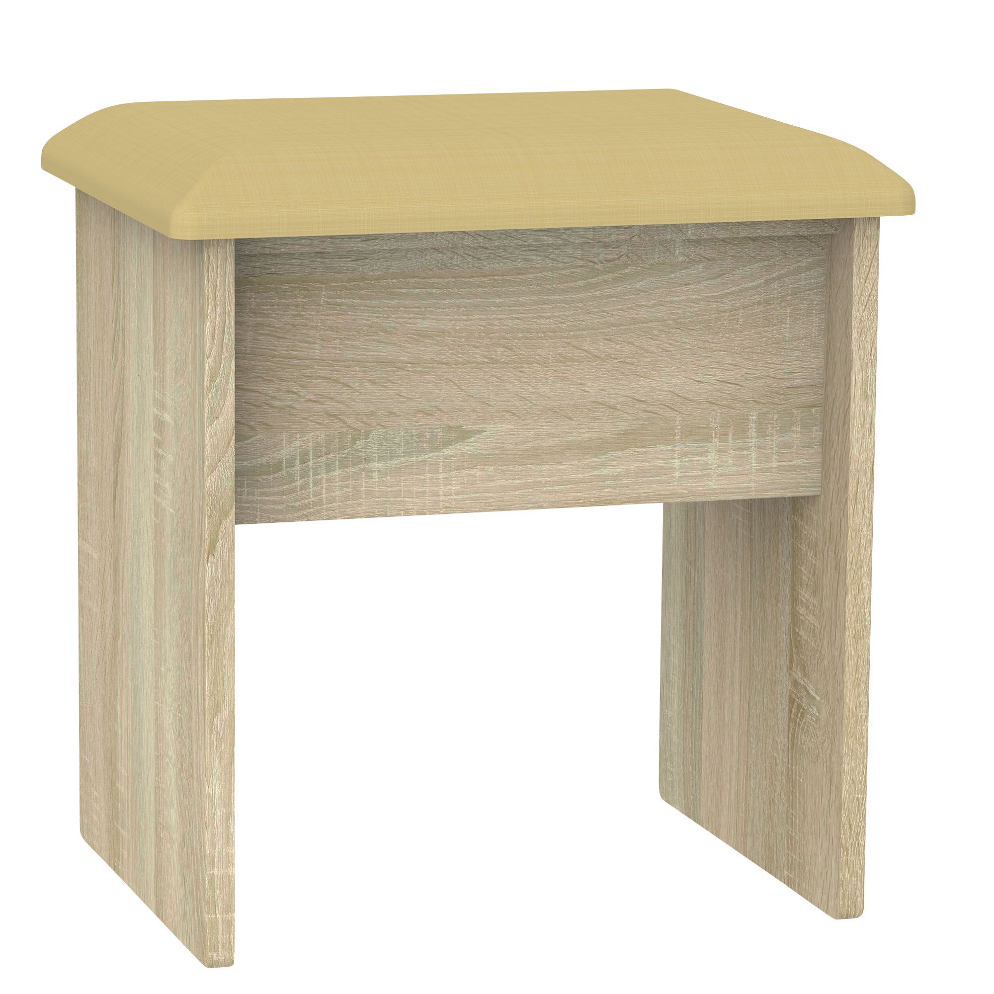 Small cream dressing discount table and stool