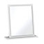 Swift Polar White Rectangular Framed Mirror (H)51cm (W)48cm