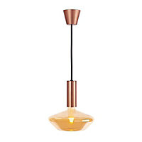 Sylcone Copper effect Ceiling light