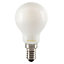 Sylvania E14 4W 400lm Round LED filament Light bulb