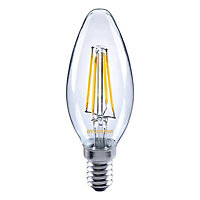 Sylvania E14 4W 420lm Candle LED filament Light bulb
