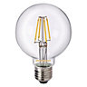 Sylvania E27 4W 470lm White Round Warm white LED filament Light bulb