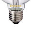 Sylvania E27 4W 470lm White Round Warm white LED filament Light bulb