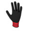 Synthetic Red & black Gloves, Large