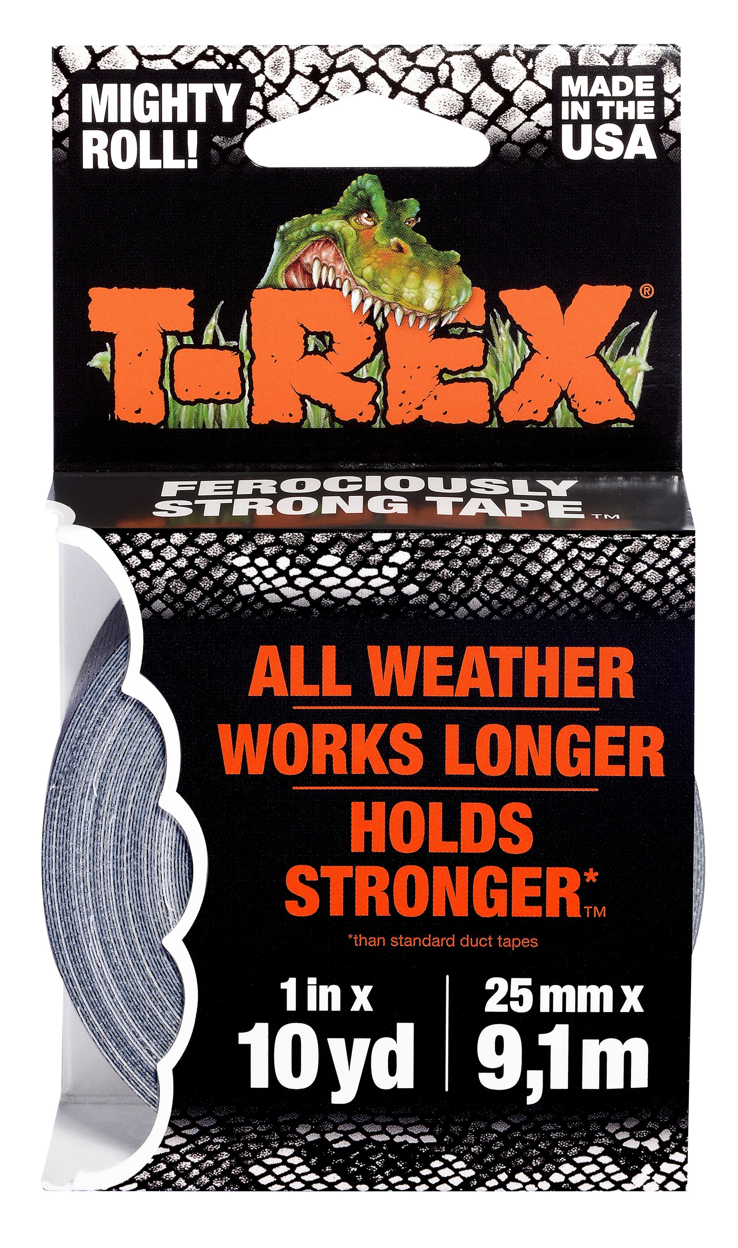 T-Rex Grey Duct Tape (L)9.1m (W)25mm