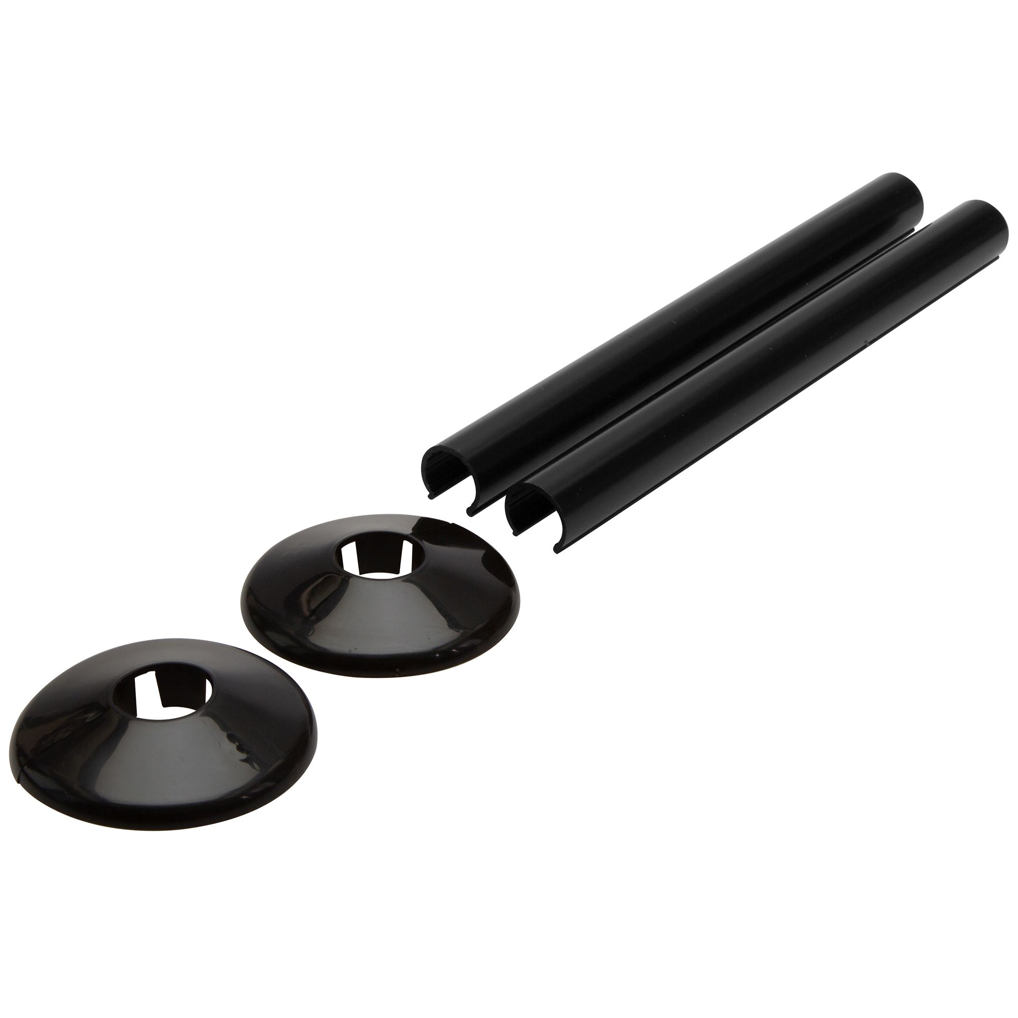 Talon Snappit Black Pipe sleeve (Dia)15mm, Set