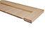 Tamar 1 panel Clear Glazed Pine Internal Folding Door set, (H)2035mm (W)2374mm