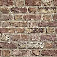 Tanlay Dark red Brick Brick effect Smooth Wallpaper
