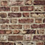 Tanlay Dark red Brick effect Brick Smooth Wallpaper