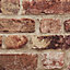 Tanlay Dark red Brick effect Smooth Wallpaper