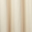 Taowa Beige Plain Unlined Eyelet Curtain (W)140cm (L)260cm, Single