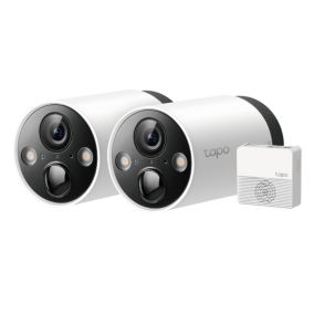 Tapo White Smart battery-powered IP camera, Pack of 2