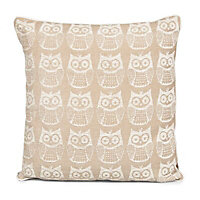 Taquara Owl Ecru Cushion