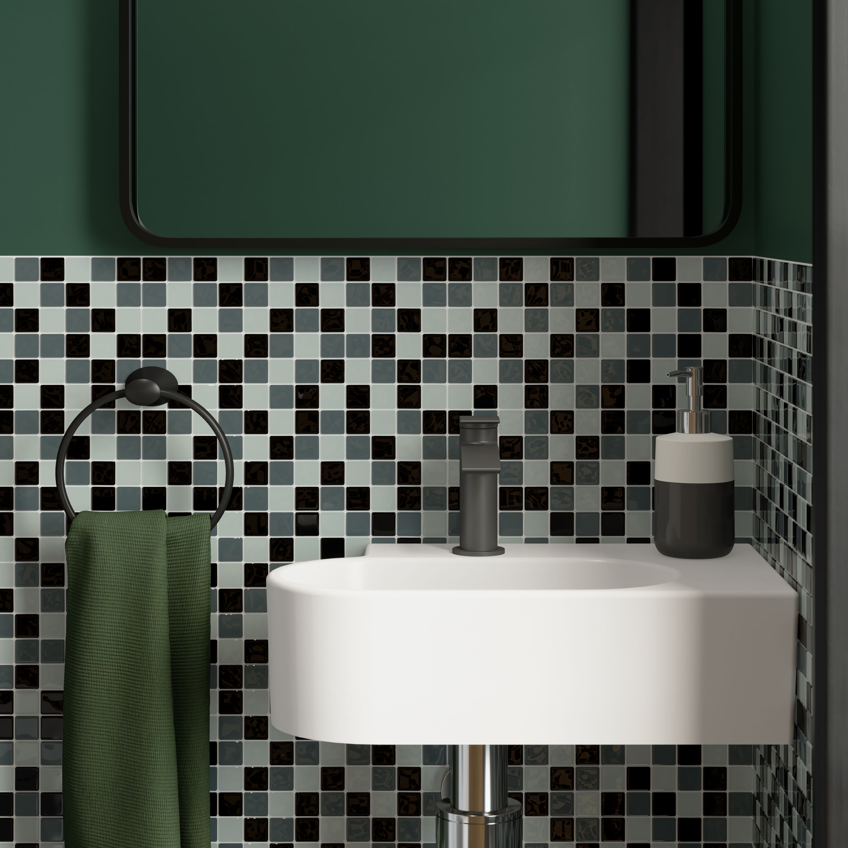 glass mosaic tiles