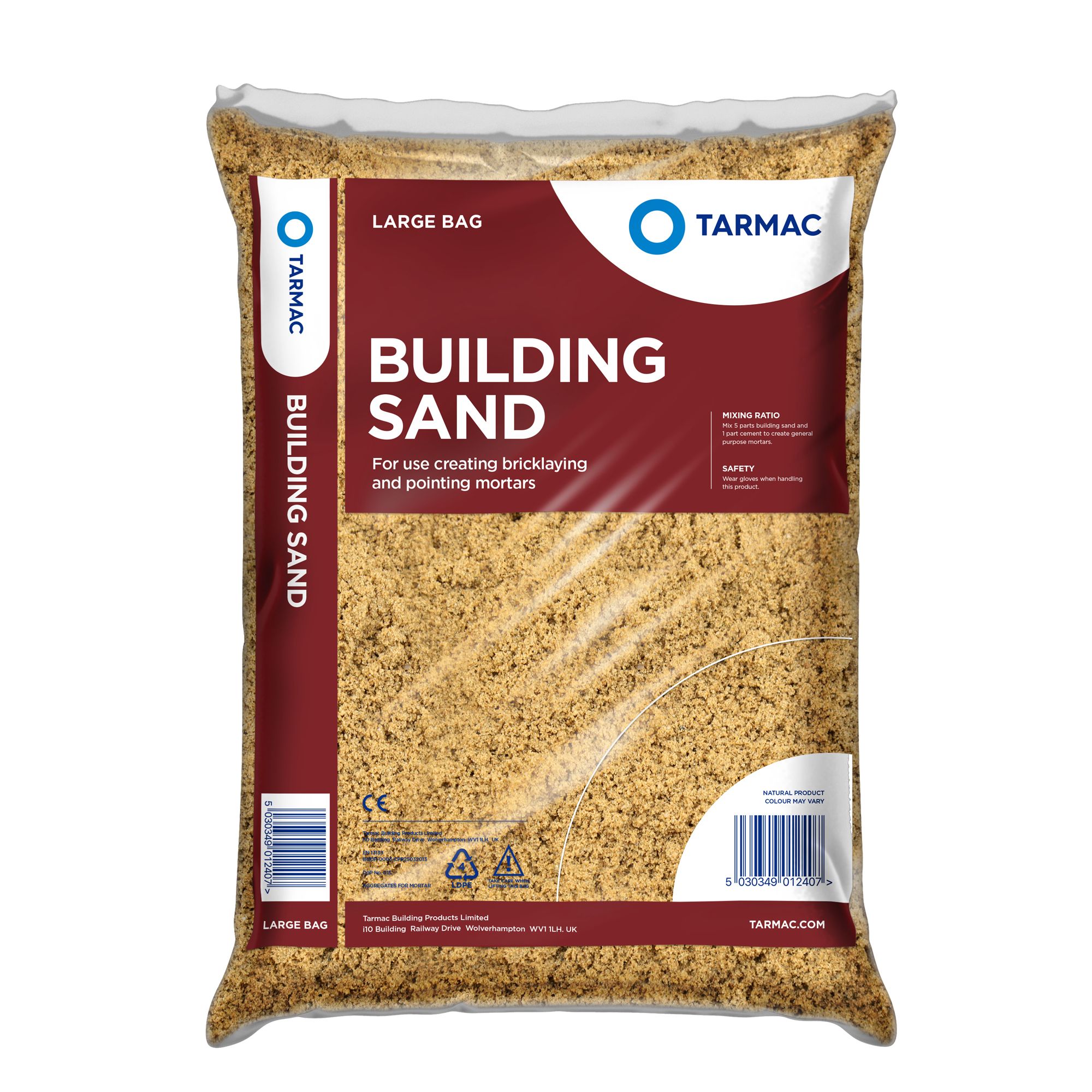 Tarmac Building sand, Large Bag DIY at B&Q
