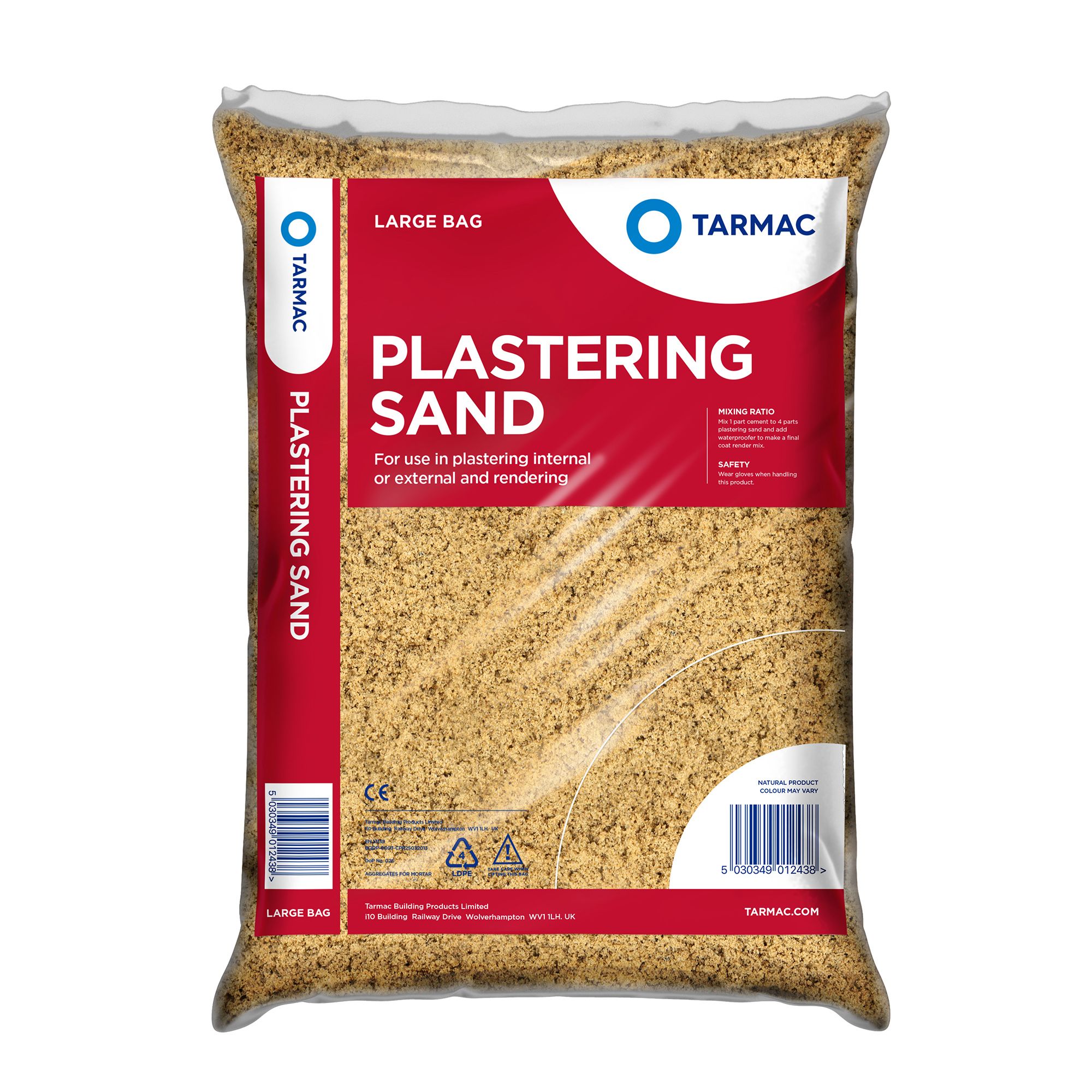 Tarmac Plastering sand, Large Bag DIY at B&Q