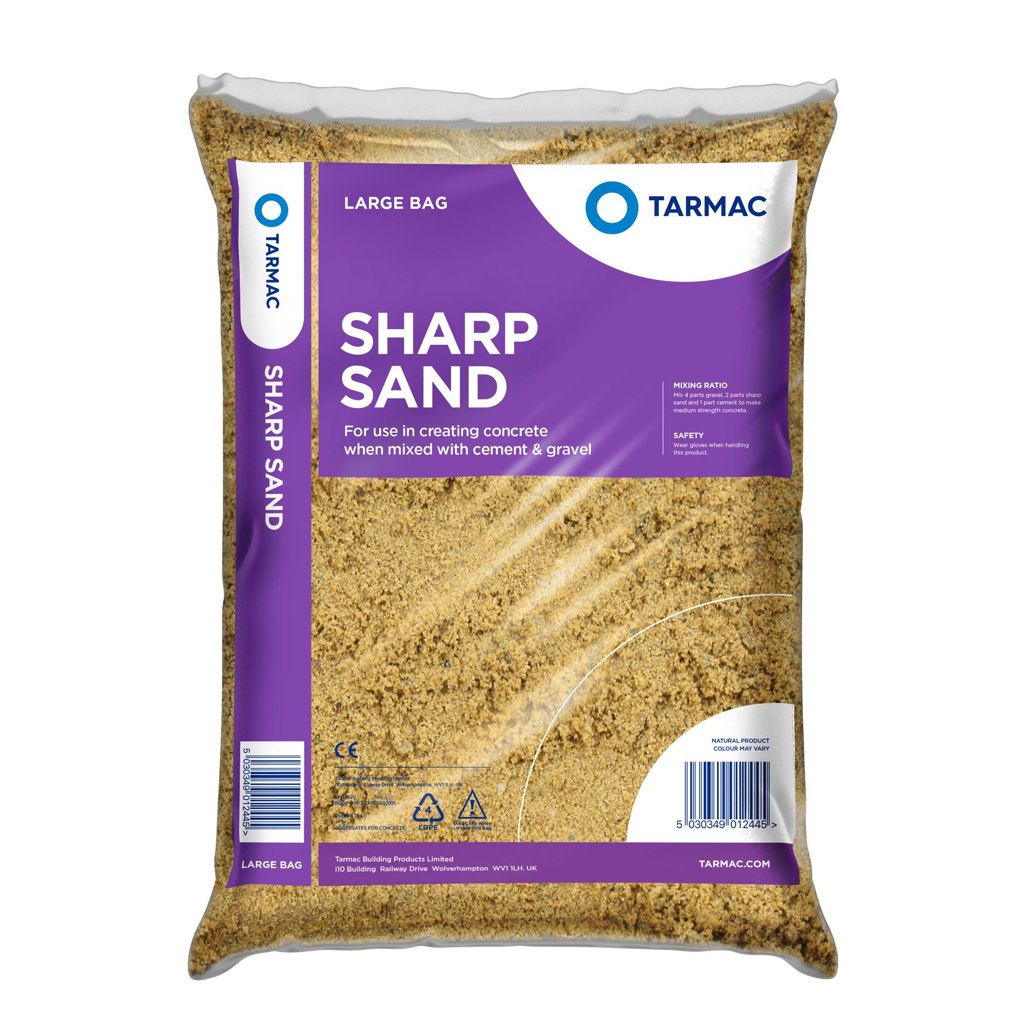 Tarmac Sharp sand, Large Bag | DIY at B&Q