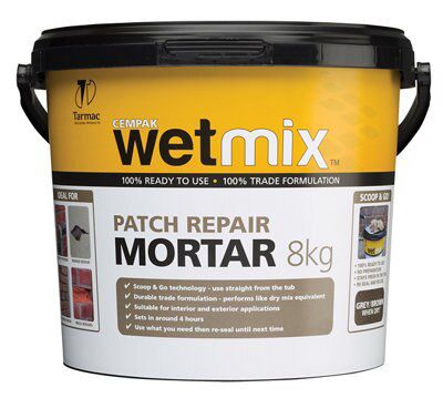 Tarmac Wet mix Repair mortar, 8kg Tub