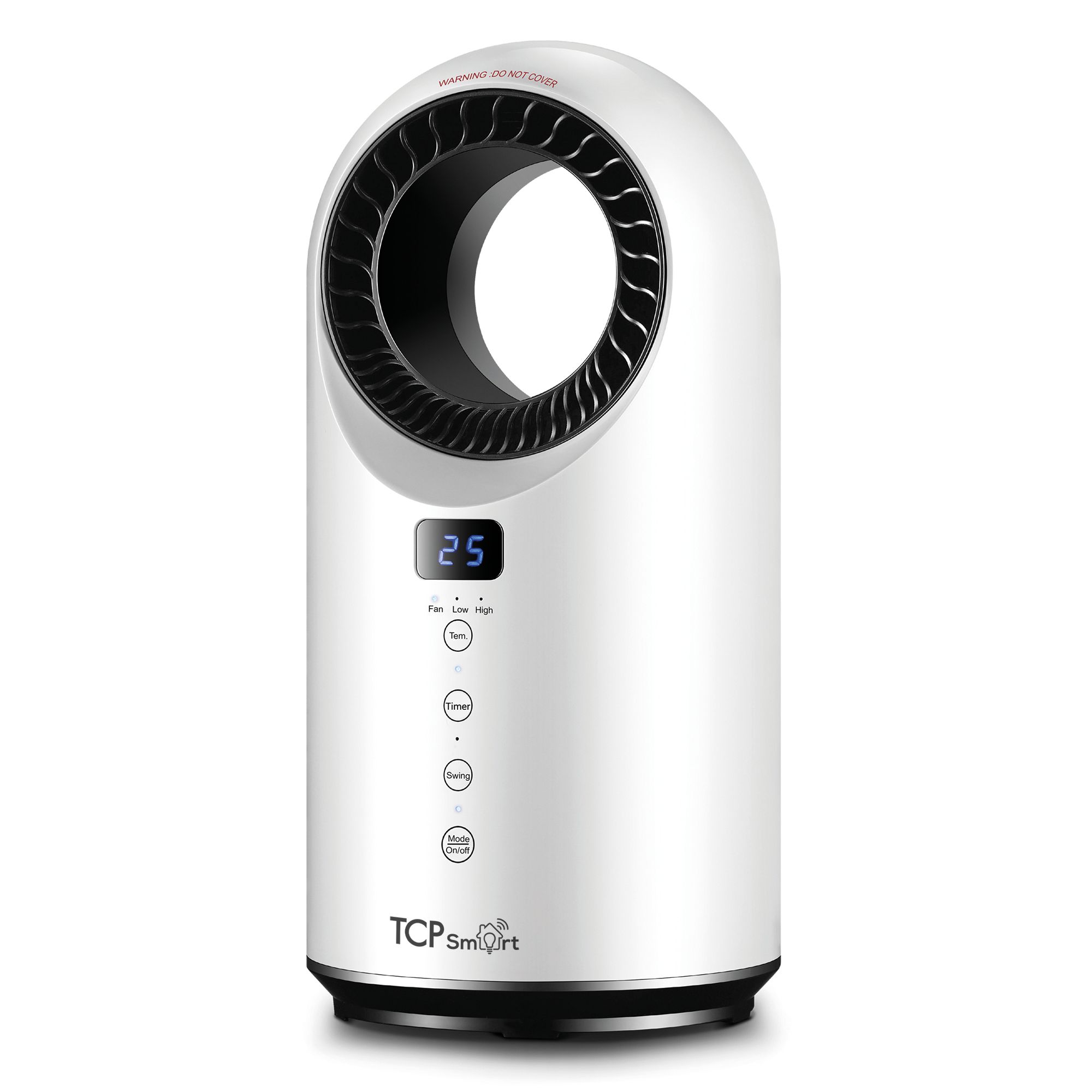 TCP Bladeless 1500W White Freestanding Smart LED Fan heater | DIY at Bu0026Q
