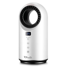 TCP Bladeless 1500W White Freestanding Smart LED Fan heater