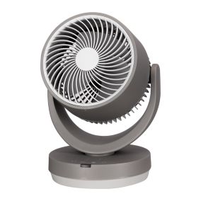 TCP Grey 8" 35W Remote controlled Desk fan