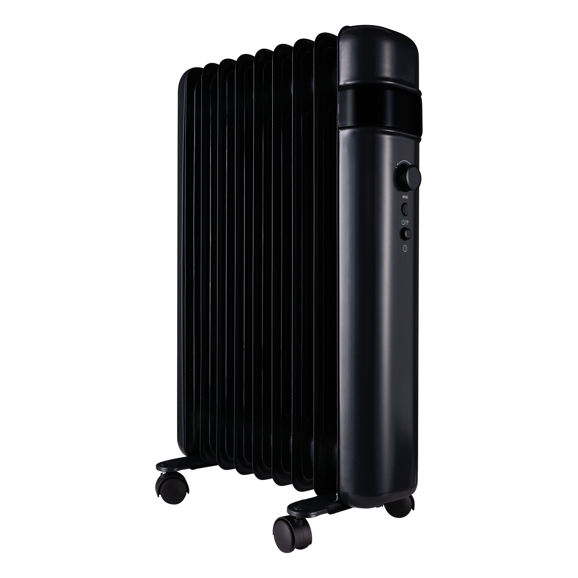 TCP Smart 220-240V 2kW Black Oil-filled radiator