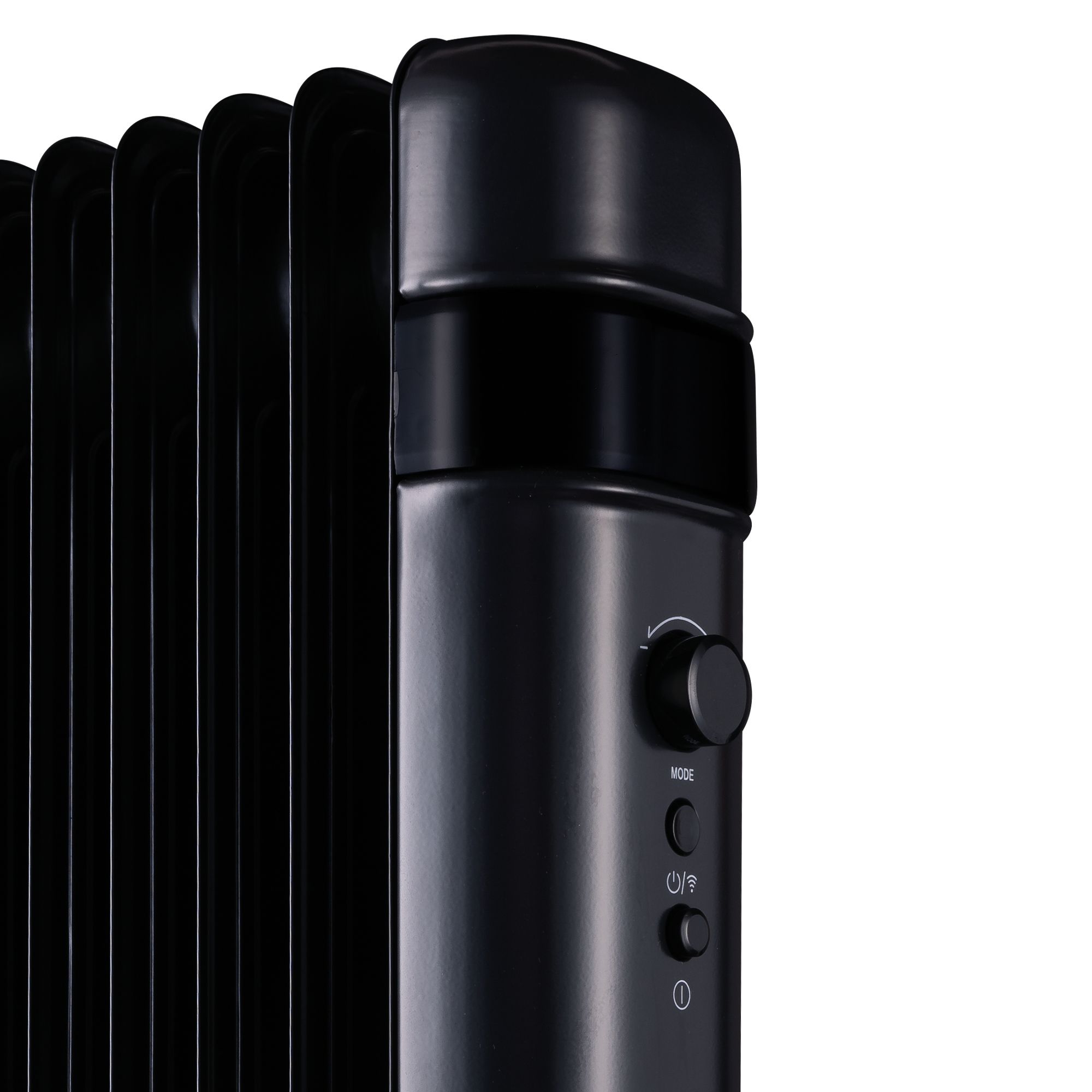 TCP Smart 220-240V 2kW Black Oil-filled radiator