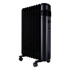 TCP Smart 220-240V 2kW Black Smart Oil-filled radiator