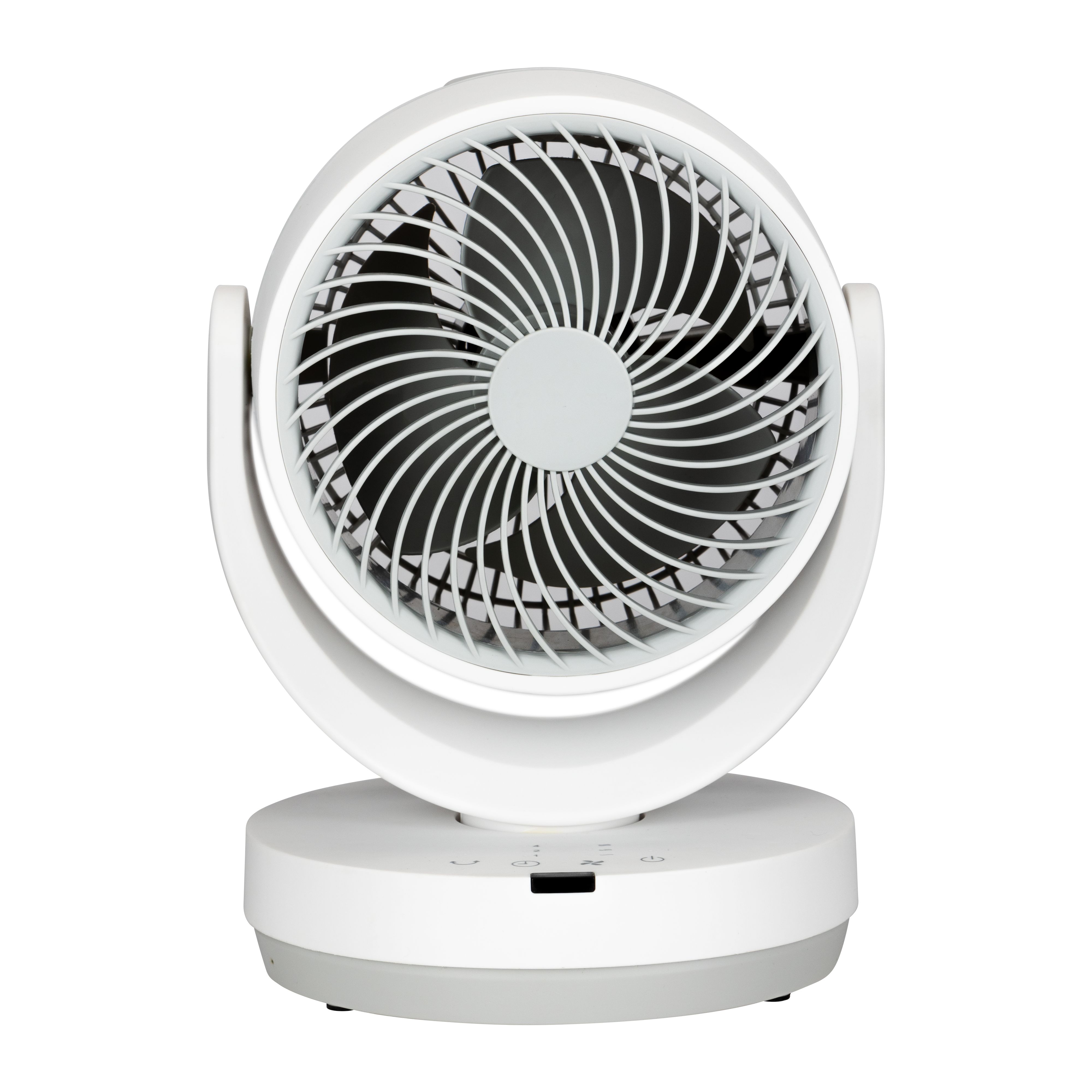 TCP White 8" 35W Remote controlled Desk fan