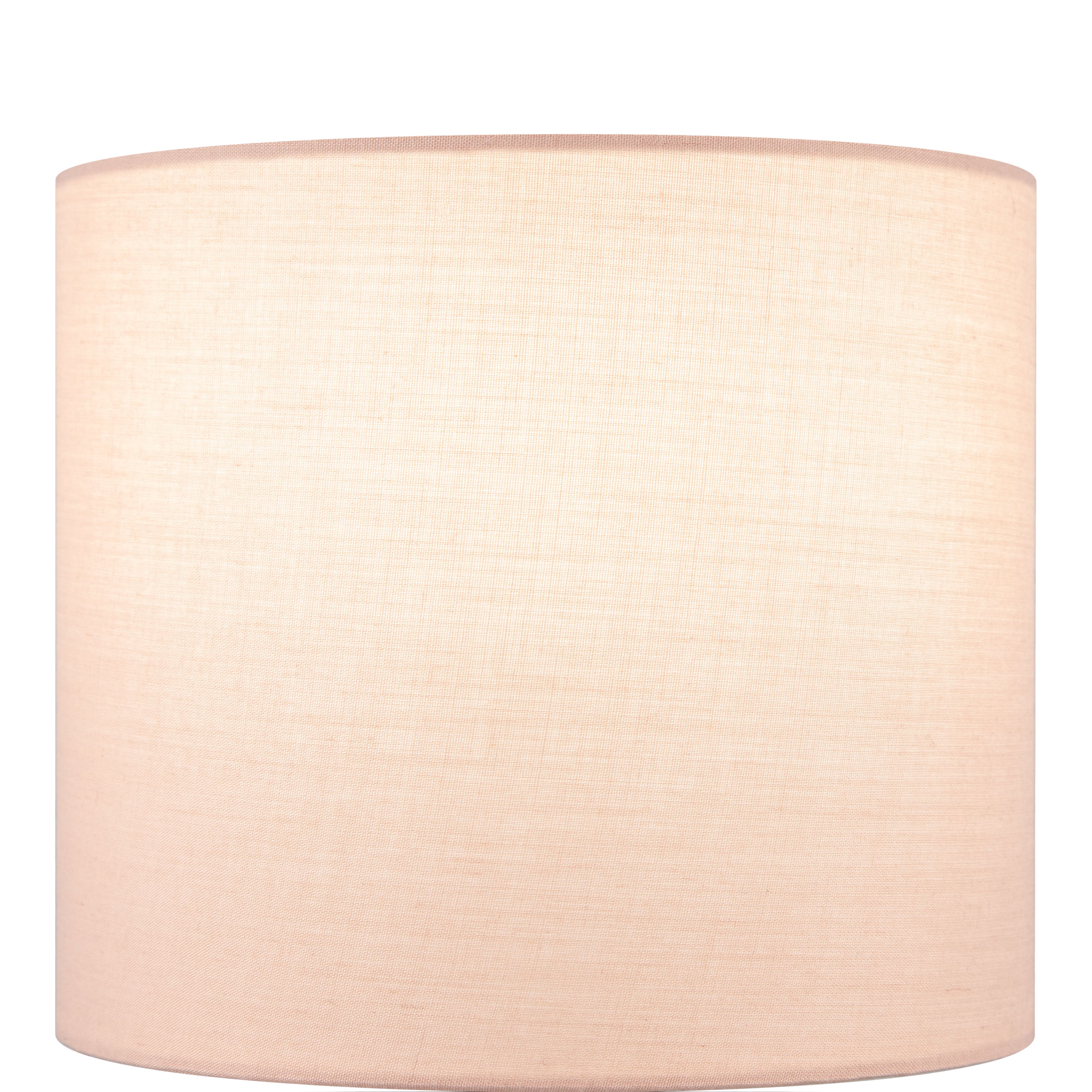 Teardrop Gloss Pink & Clear Glass Fabric LED Table lamp