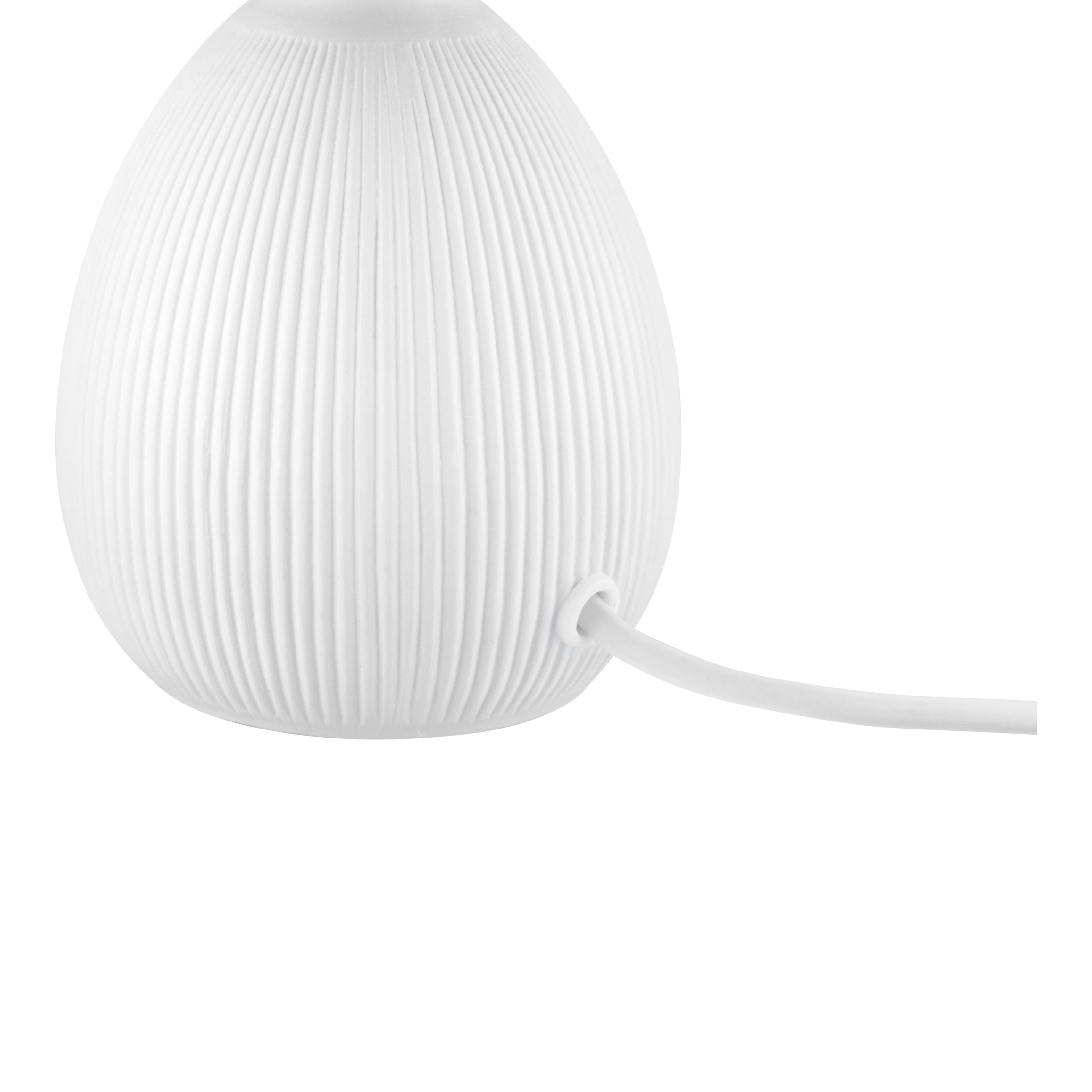 Teardrop White & Blue Table lamp