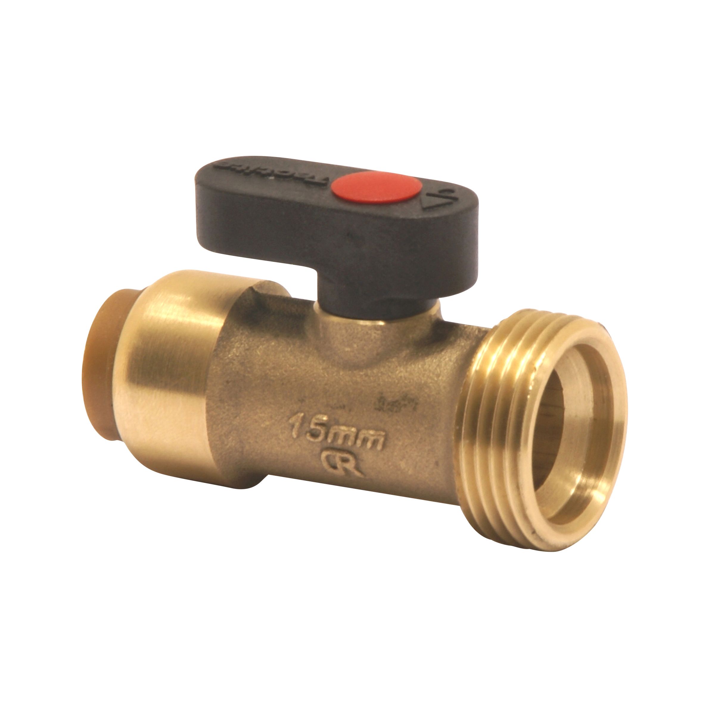 TECTITE S WASH MACHINE VALVE 15MM X 3/4" DIY at B&Q