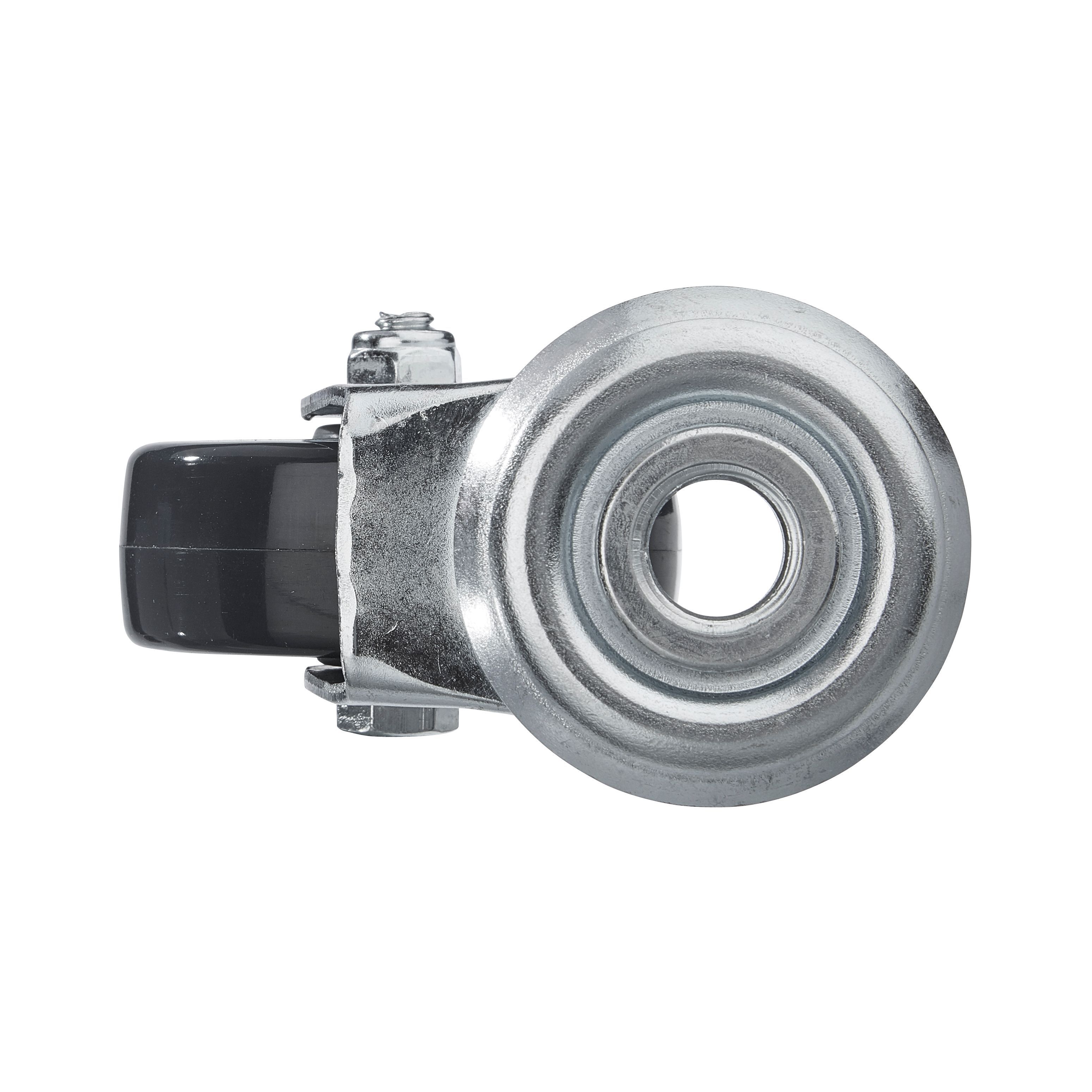 Tente Unbraked Zinc-plated Swivel Castor 96268100, (Dia)50mm (H)70mm (Max. Weight)40kg