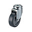 Tente Unbraked Zinc-plated Swivel Castor 96268600, (Dia)75mm (H)100mm (Max. Weight)60kg