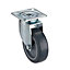 Tente Unbraked Zinc-plated Swivel Castor 96268900, (Dia)75mm (H)100mm (Max. Weight)60kg