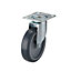 Tente Unbraked Zinc-plated Swivel Castor 96269000, (Dia)100mm (H)125mm (Max. Weight)70kg