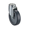 Tente Unbraked Zinc-plated Swivel Castor 96269200, (Dia)100mm (H)125mm (Max. Weight)70kg