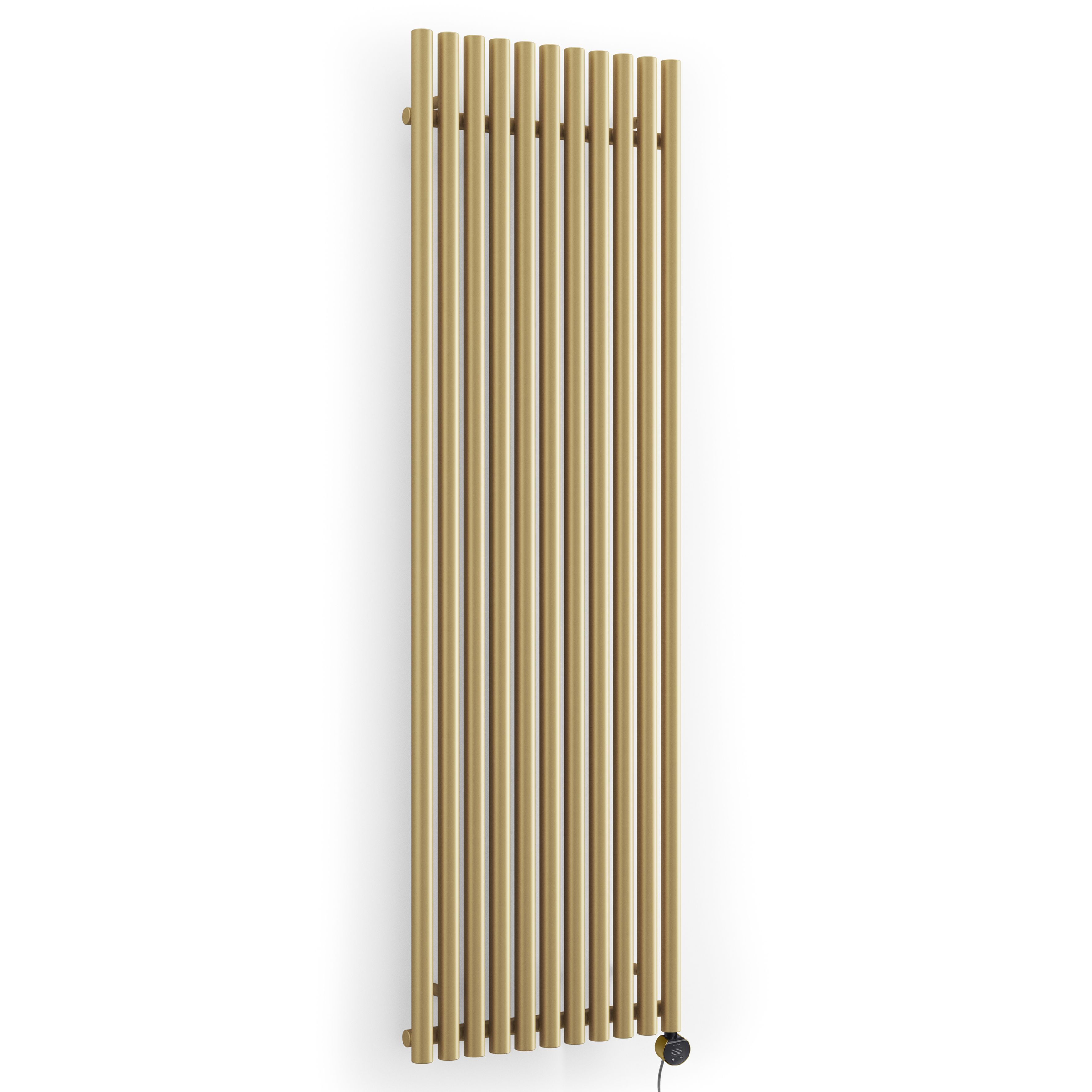 Terma 230V 1.5kW Brass Smart Vertical Oil-filled radiator (H) 2000mm x ...