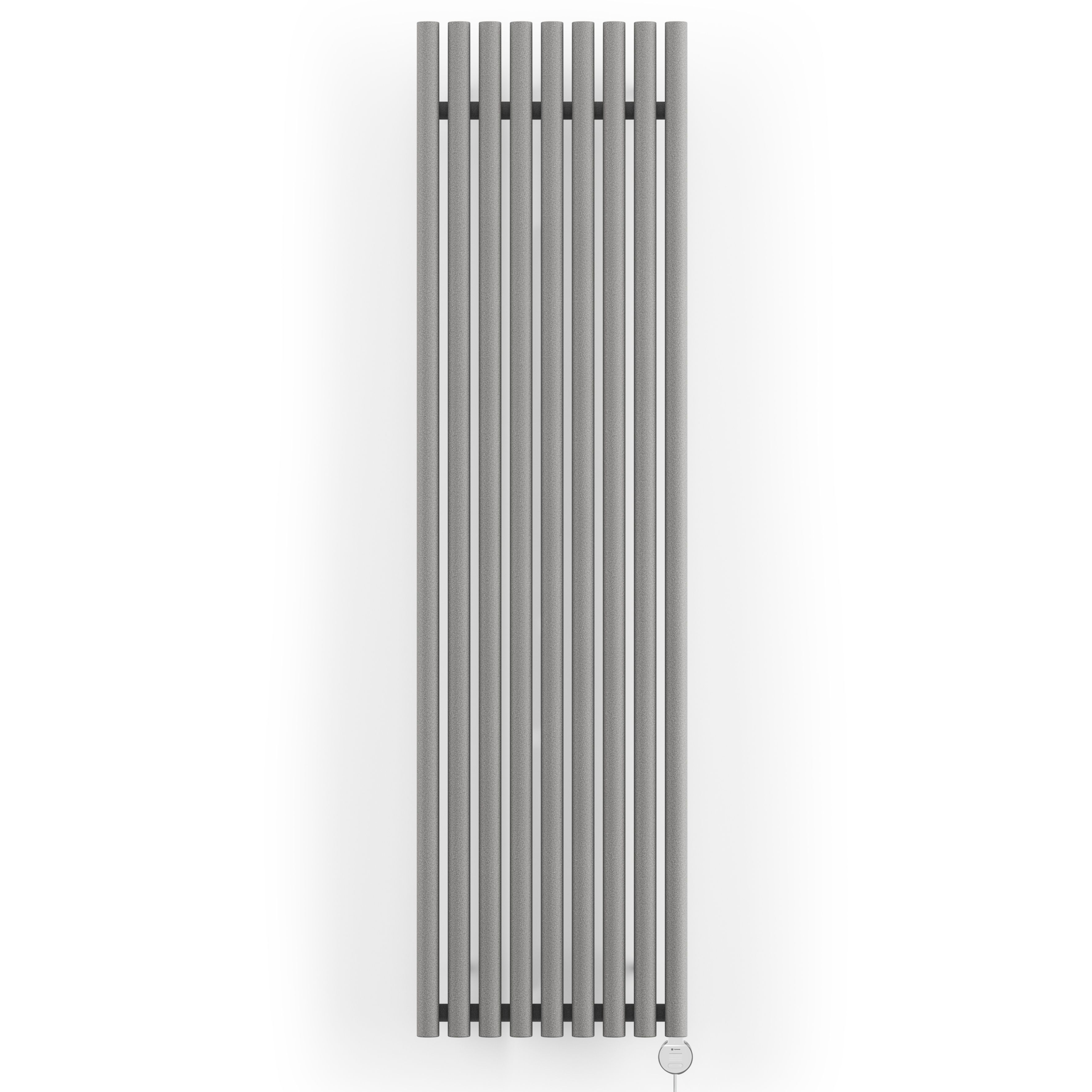 Terma 230V 1kW Salt n Pepper Smart Vertical Oil-filled radiator (H ...