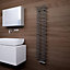Terma Aire Modern grey Towel warmer (W)300mm x (H)1555mm