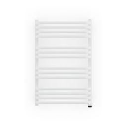 Terma Alex 400W Electric White Towel warmer (H)760mm (W)500mm